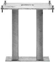 Sockel Siedle rostfreier Stahl Edelstahl 458×500×458mm