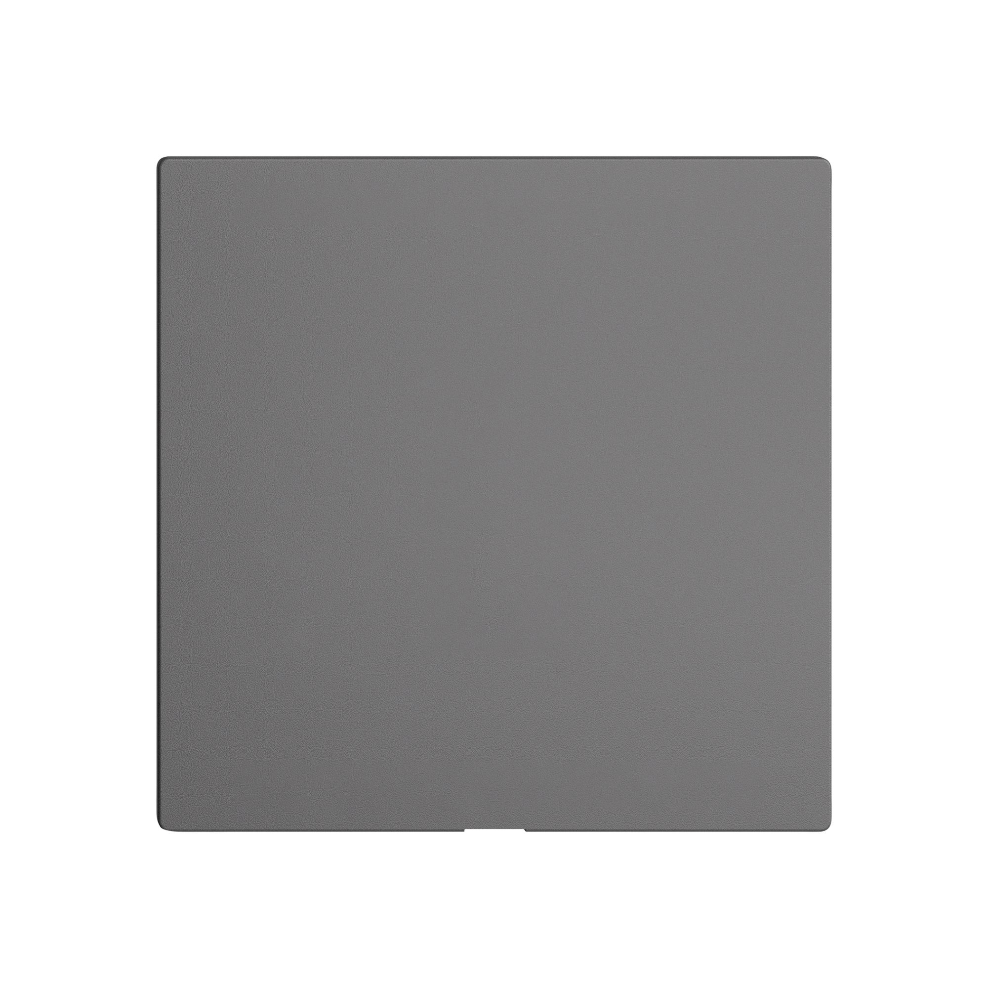 Blindabdeckung Feller EDIZIOdue Wiser 60×60mm dunkelgrau