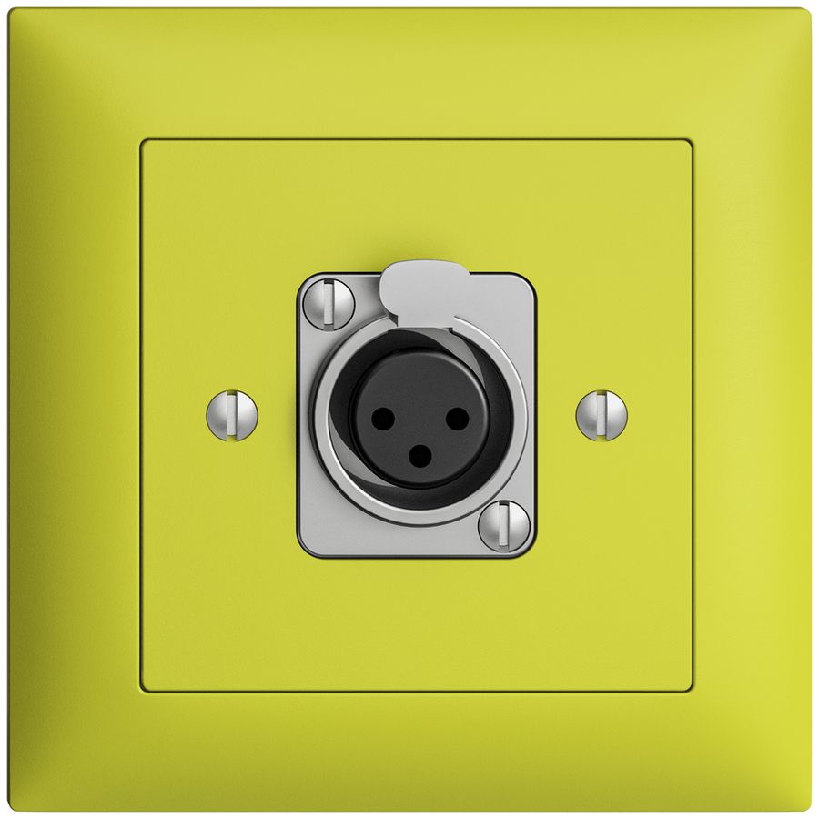 Kit de montage ENC EDIZIOdue XLR 3L P lemon