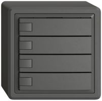 AP-Universaltaster EDIZIO.liv UNI SNAPFIX® 5…48V o.LED 4× 1-Tbed.dgu