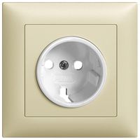 Frontset EDIZIOdue Schuko sand