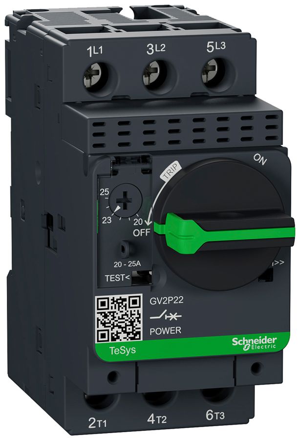 Motorschutzschalter GV2P22 20…25A TeSys 50kA
