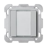 Pulsante universale INC 2×kallysto B con LED grigio chiaro