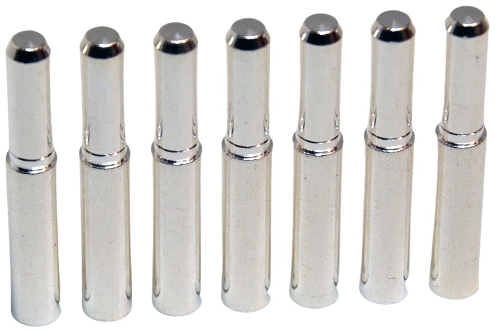 Zählerstift 100A 6/7/45mm rund Set à 7 Stück mit Positionskerbe