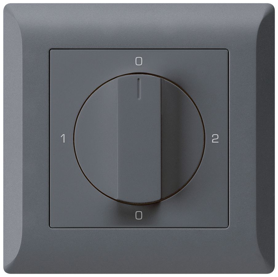 Interrupteur rotatif ENC kallysto.line 2/1L anthracite avec manette