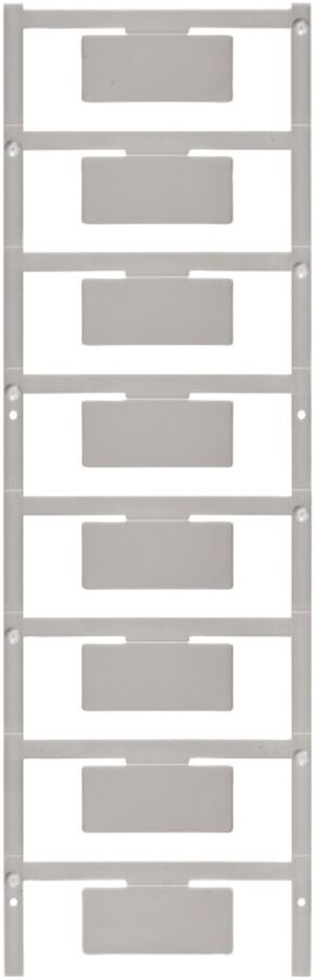 Marcatore per apparecchi Weidmüller MultiCard SM 17×37.5mm PA66 grigio