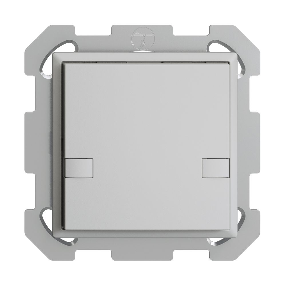 Poussoir KNX RGB ENC EDUE, 250mW, s.LED, 1×poussoir, comm.2×touches, grc