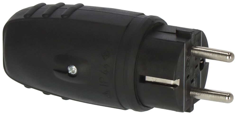 Fiche Schuko Brennenstuhl L+N+PE 16A 230V IP44 noir