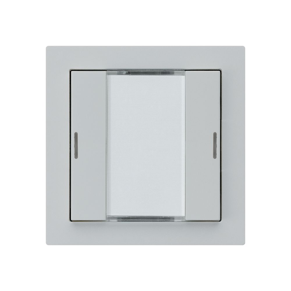 Poussoir ENC kallysto A KNX 2× LED RGB s/e-link gris clair