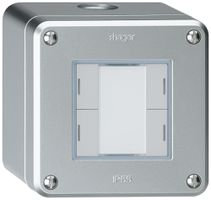 AP-Taster robusto Q KNX 4× RGB LED s/e-link aluminium