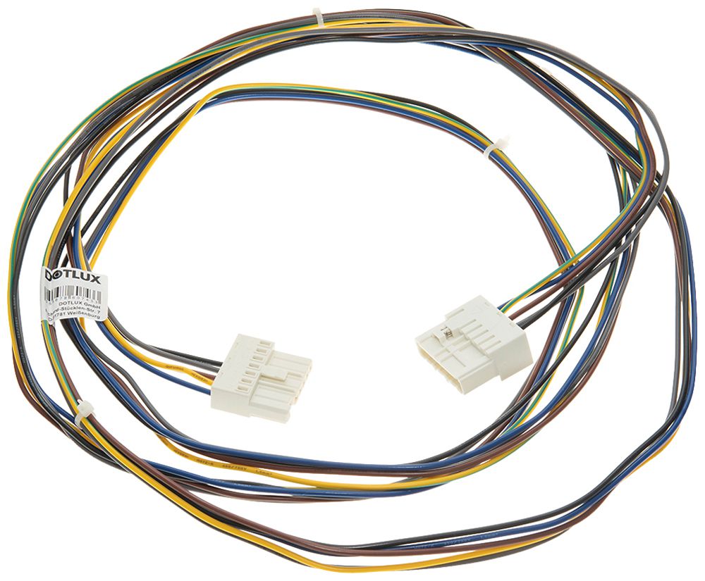 Durchverdrahtung DOTLUX LINEAfix 5-polig weiss 3m Kupplung/Stecker