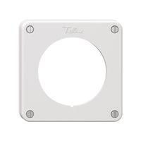 Deckel NEVO, f.Signallampe, m.Schrauben & Dichtung, m.weisser Dichtung, weiss