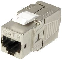 Anschlussmodul ROLINE RJ45/s Kat.8.1 Class1 Keystone silber