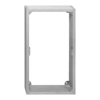 Quadro di montaggio AP FLF 6×6 legno duro laccato