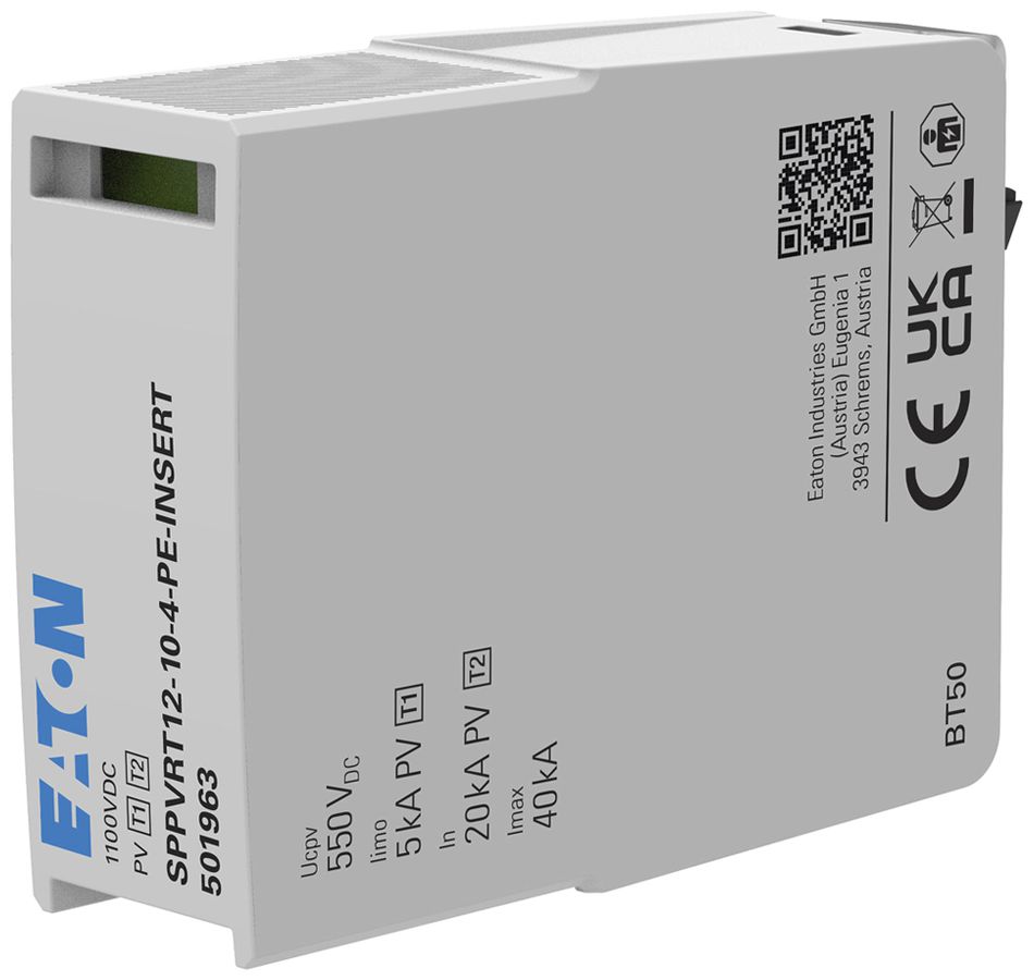 Kombiableiter-Einsatz Eaton SPPVRT12-10-4 DC 1000V 10kA