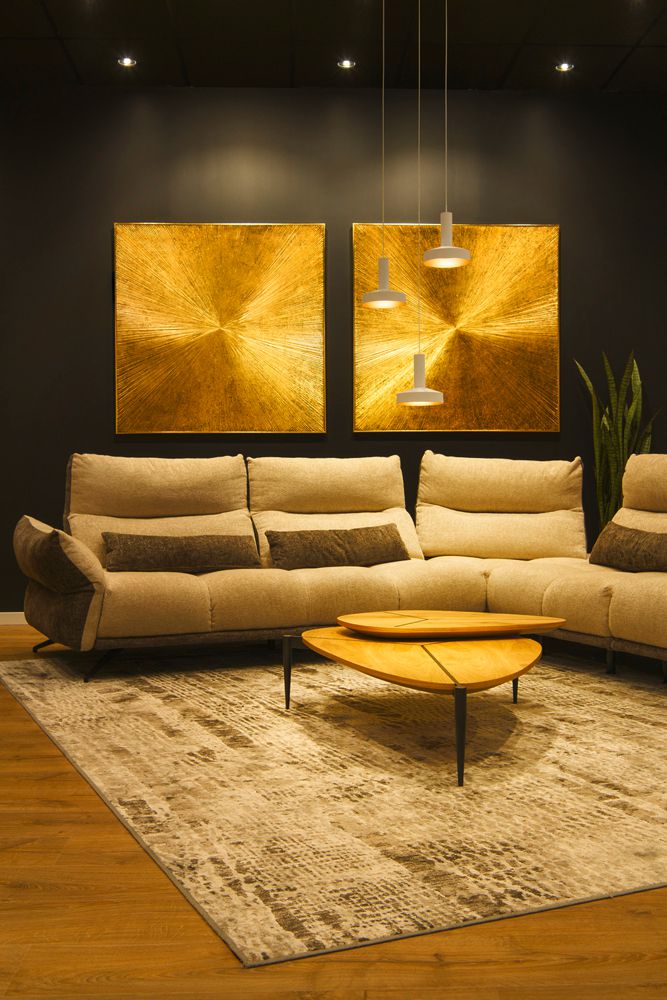 Abat-jour SLV LALU TETRA acier Ø140×49mm blanc or à teinte unie