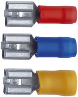 Steckhülse isoliert Ferratec 2.8×0.8…2.5 blau Ms-Sn