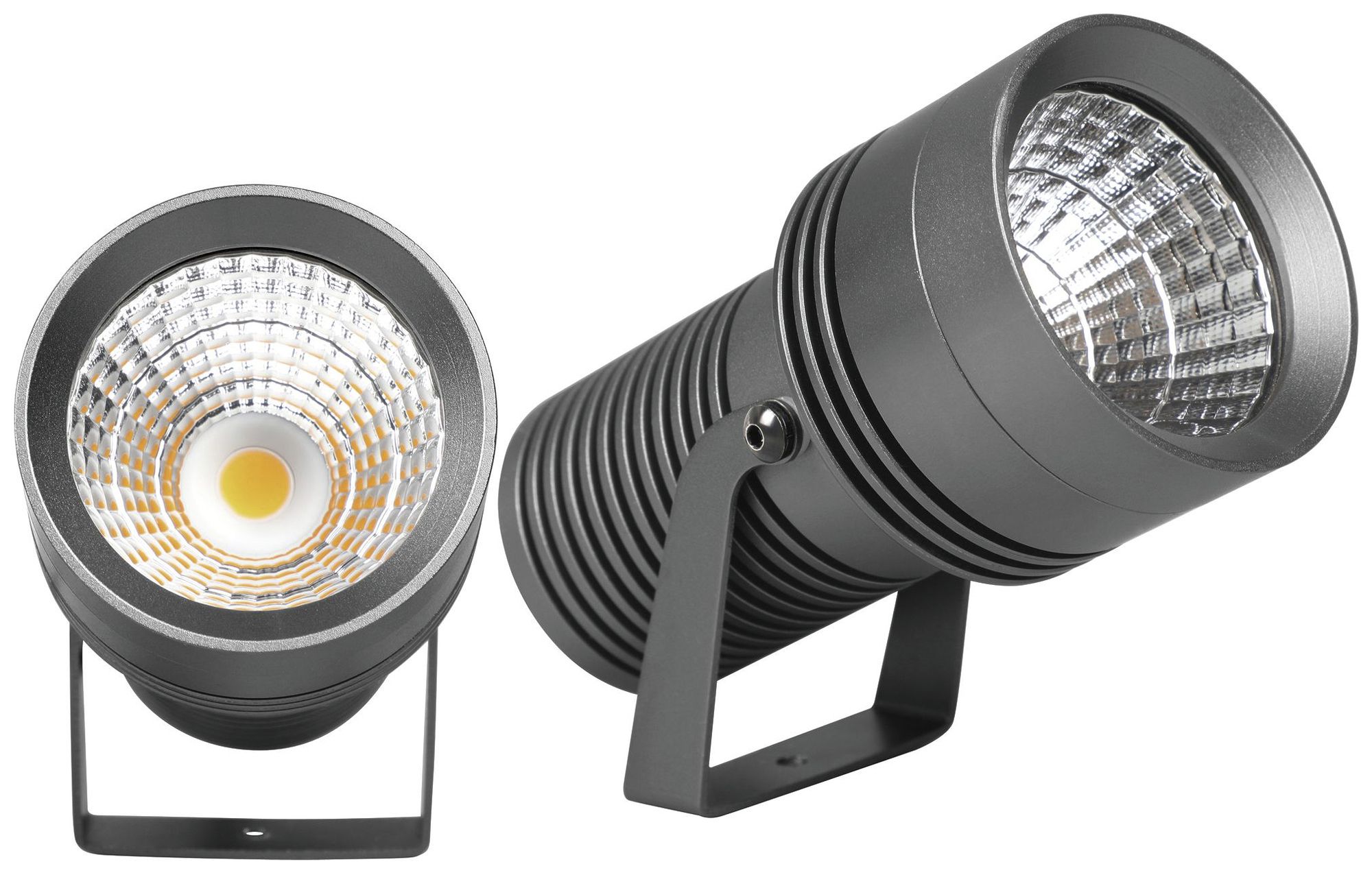 Projecteur LED CHARLY L 230V 12W 1150lm 2700K 40° IP67 5m T13 noir
