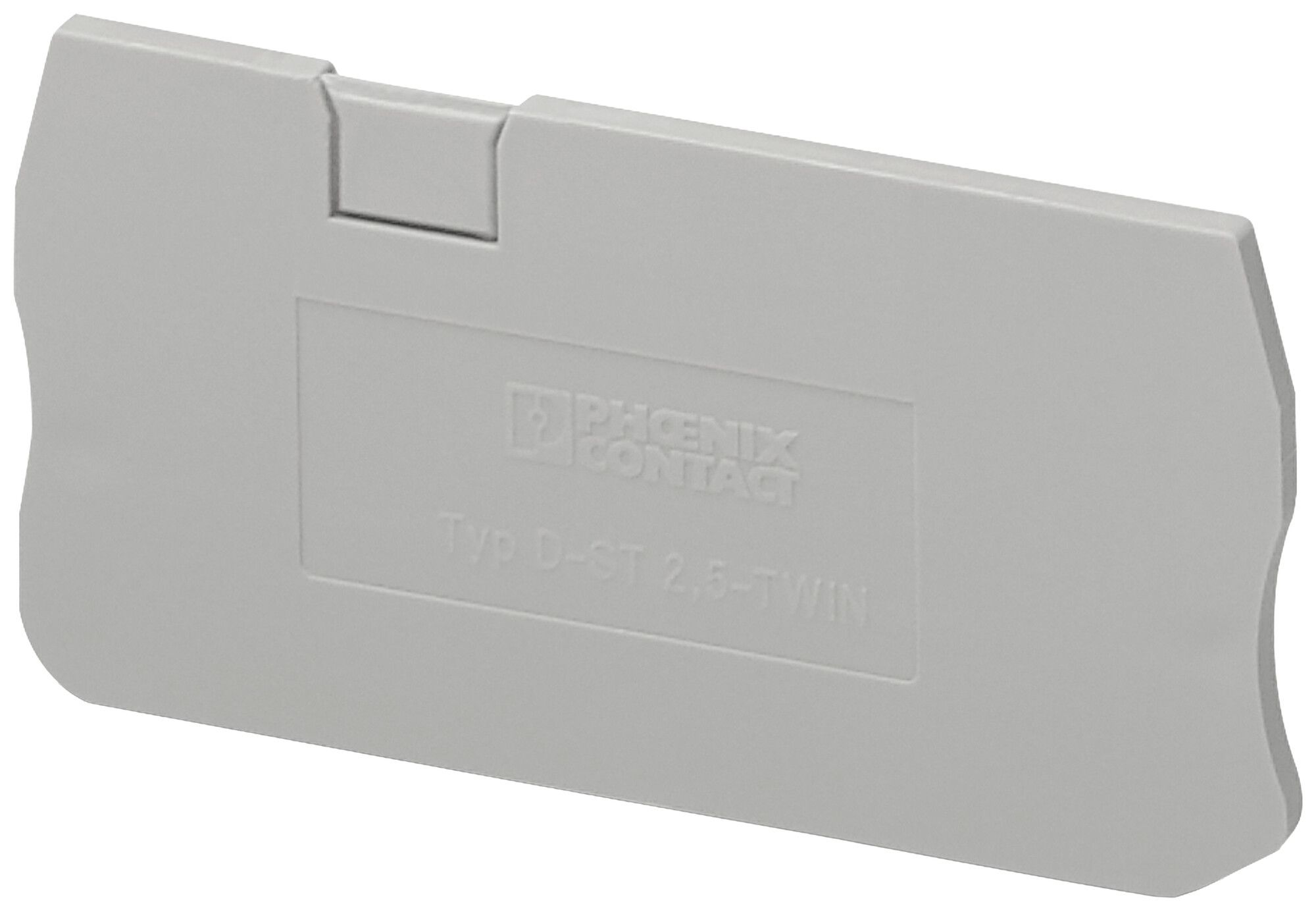 Plaque de fermeture PX D-XT 2.5-TWIN gr 2.2mm V0