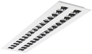 EB-LED-Deckenleuchte Sylvania OPTIX 1250 ALU 26W 3600lm 4000K weiss