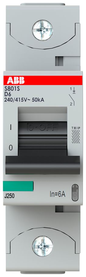 Disgiuntore ABB S801S-D6 1P 230V D-6A 50kA 1.5UM