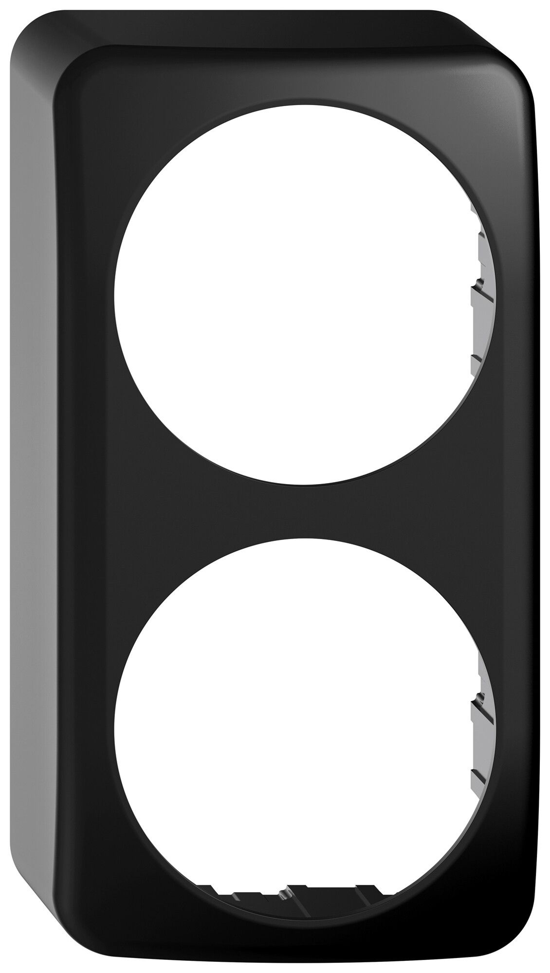 Cappa AP STANDARDdue SNAPFIX® per apparecchi QX.CO.54 2×Ø58mm ne