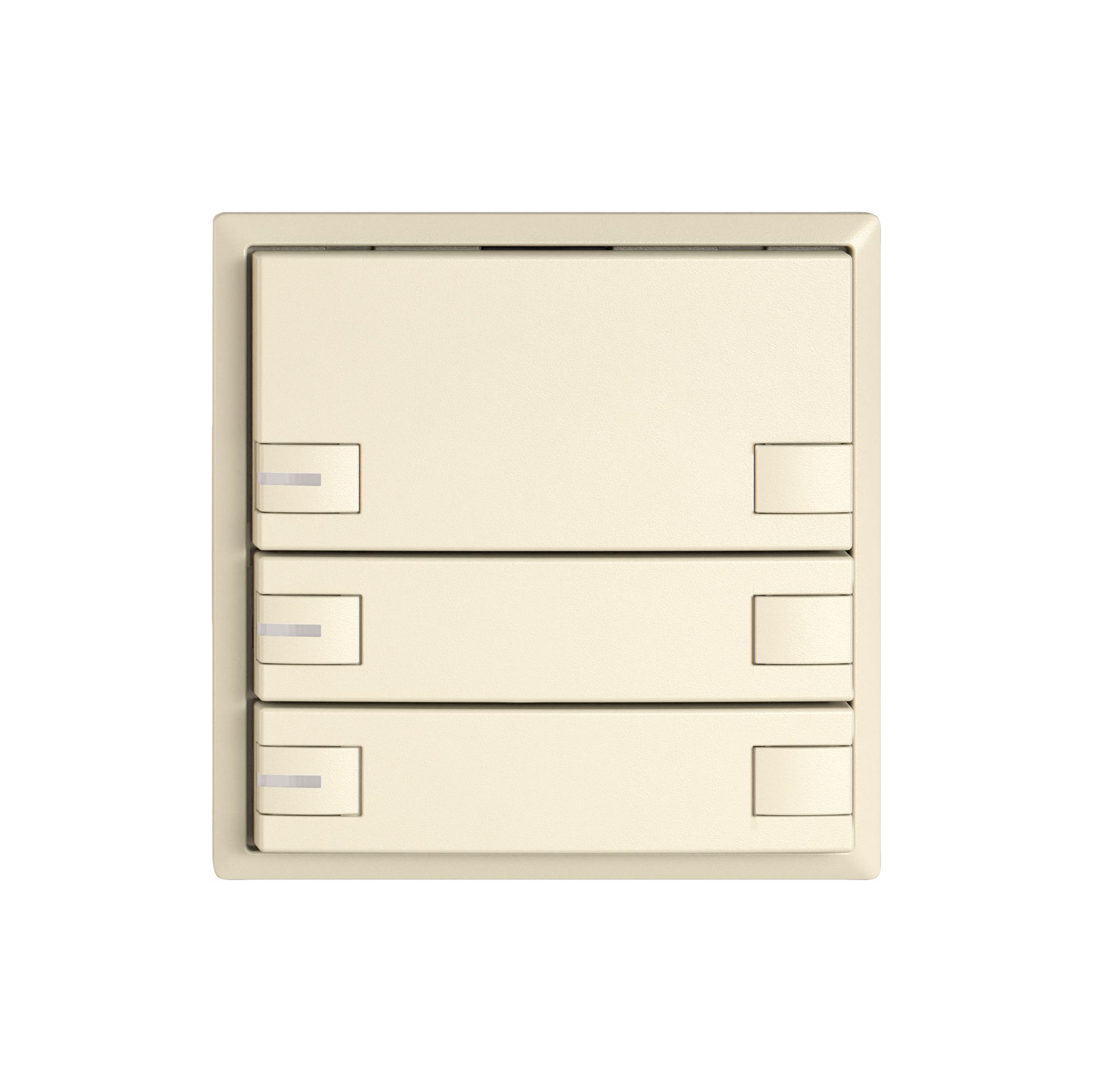 Pulsante universale EDIZIO.liv UNI SNAPFIX® 12…48V c.LED blu 3× com.2T cr