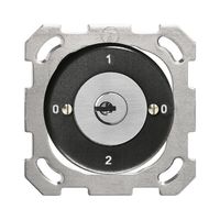 UP-Drehschalter FH 2/1P schwarz mit Sicherheitsschloss