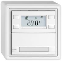 Poussoir RTH AP EDIZIO.liv SNAPFIX® a.RGB-LED étiqu.1×touche comm.2T bc