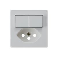 Frontset kallysto 60×60 hellgrau mit Kinderschutz für Kleinkombi S1/T13