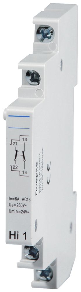 Hilfsschalter Doepke DMCB 2 Hi 1, für DMCB 2, 1S+1Ö 10A/230VAC