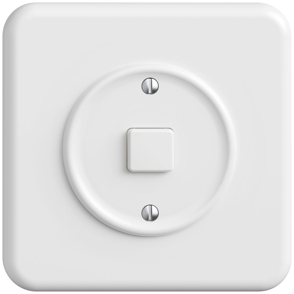 UP-Abdeckset zu Druckschalter 1K/1T Sdue Wiser weiss