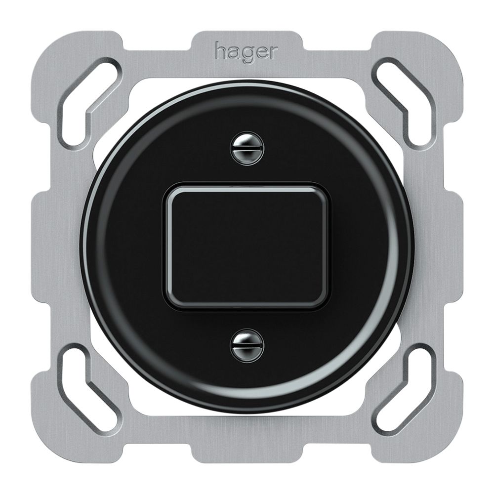 UP-Druckschalter origin Sch 6 77×77mm schwarz