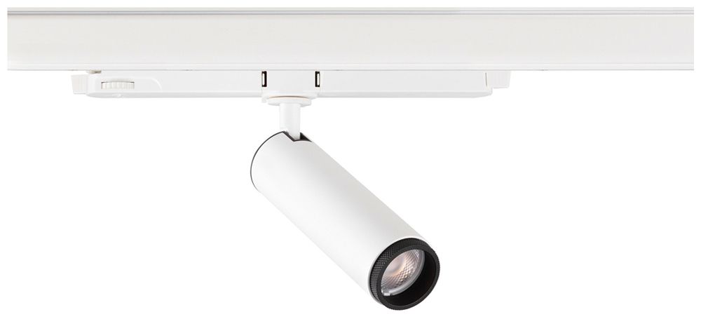 Spot LED SLV GRIP M 1×20W 1900lm 930 42° DALI AD3PH Ø43×147mm blanc