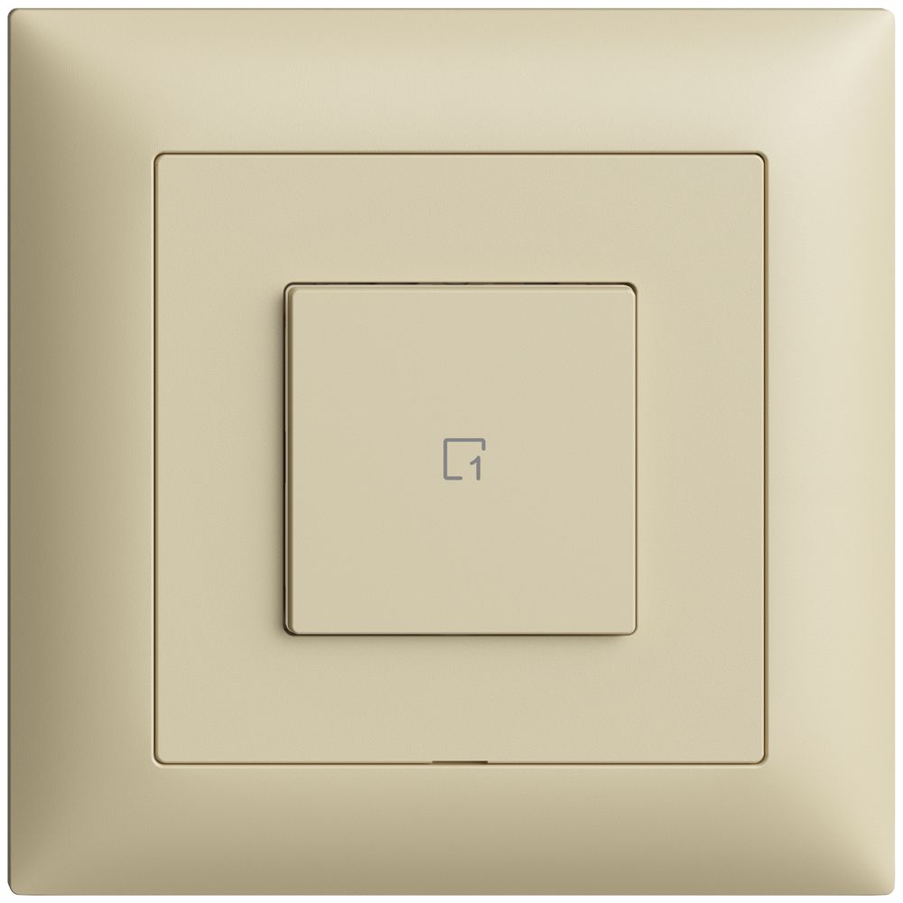 UP-Szenentaster 1 Szene/1T Edue Wiser vanille