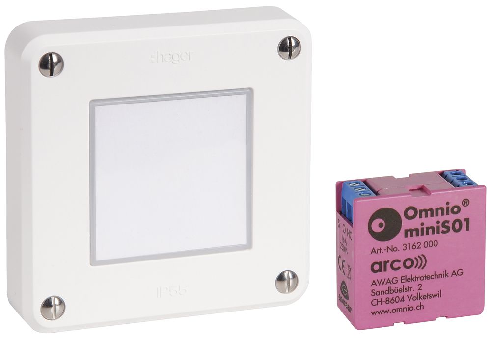 Einsteigerset NASS Omnio N°56, vorkonfiguriert "Minuterie TimeSwitch", IP55