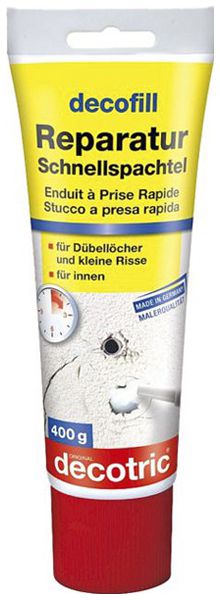 Enduit decotric decofill pâte tube 400g pour trous