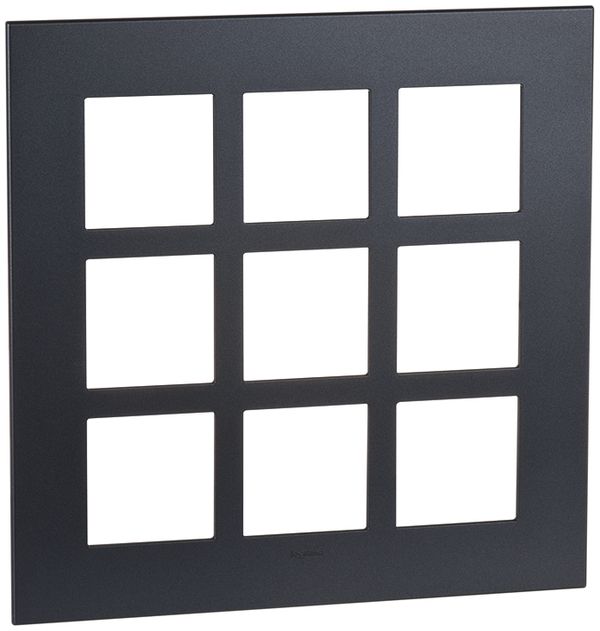 Abdeckrahmen ATO 3×3 Module graphitgrau