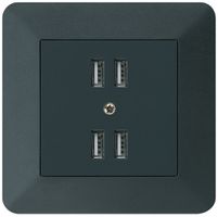 UP-Steckdose 4×USB kallysto.trend 2400mA schwarz