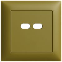 UP-Montageset Feller EDIZIOdue für Steckdose USB 18W 2×Typ C olive