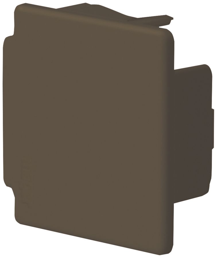 Endstück Hager tehalit.LF 30×30mm braun IP30