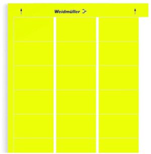 Étiquette p.marqueur d'appareil WM LaserMark MT300 auto-adhésive 60×36mm jaune