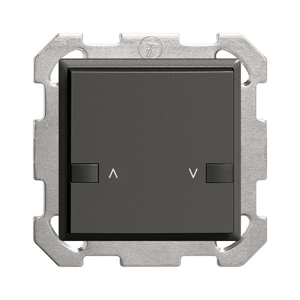 UP-Taster ZEP 1K/1T Motor Hauptstelle EDIZIOdue schwarz