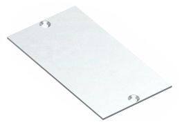 Endplatte für Kabelkanal ELBRO, Aluminium, 110×60mm, mit Schrauben
