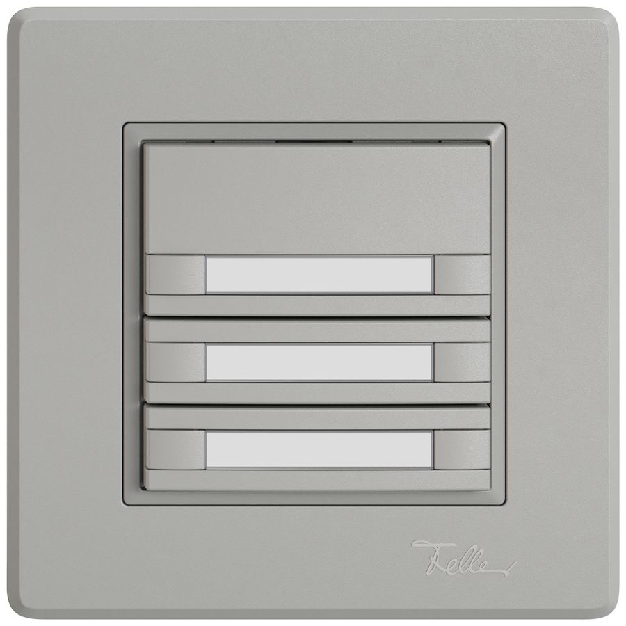 UP-Universaltaster EDIZIO.liv UNI SNAPFIX® o.LED 3× 2-Tbed.Pap.hgu