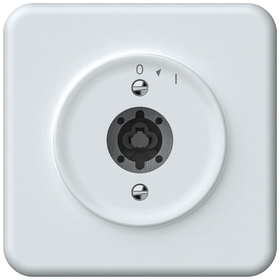 Poussoir pivotant ENC origin sans cylindre 1P 0<1 10A 230V 92×92mm blanc