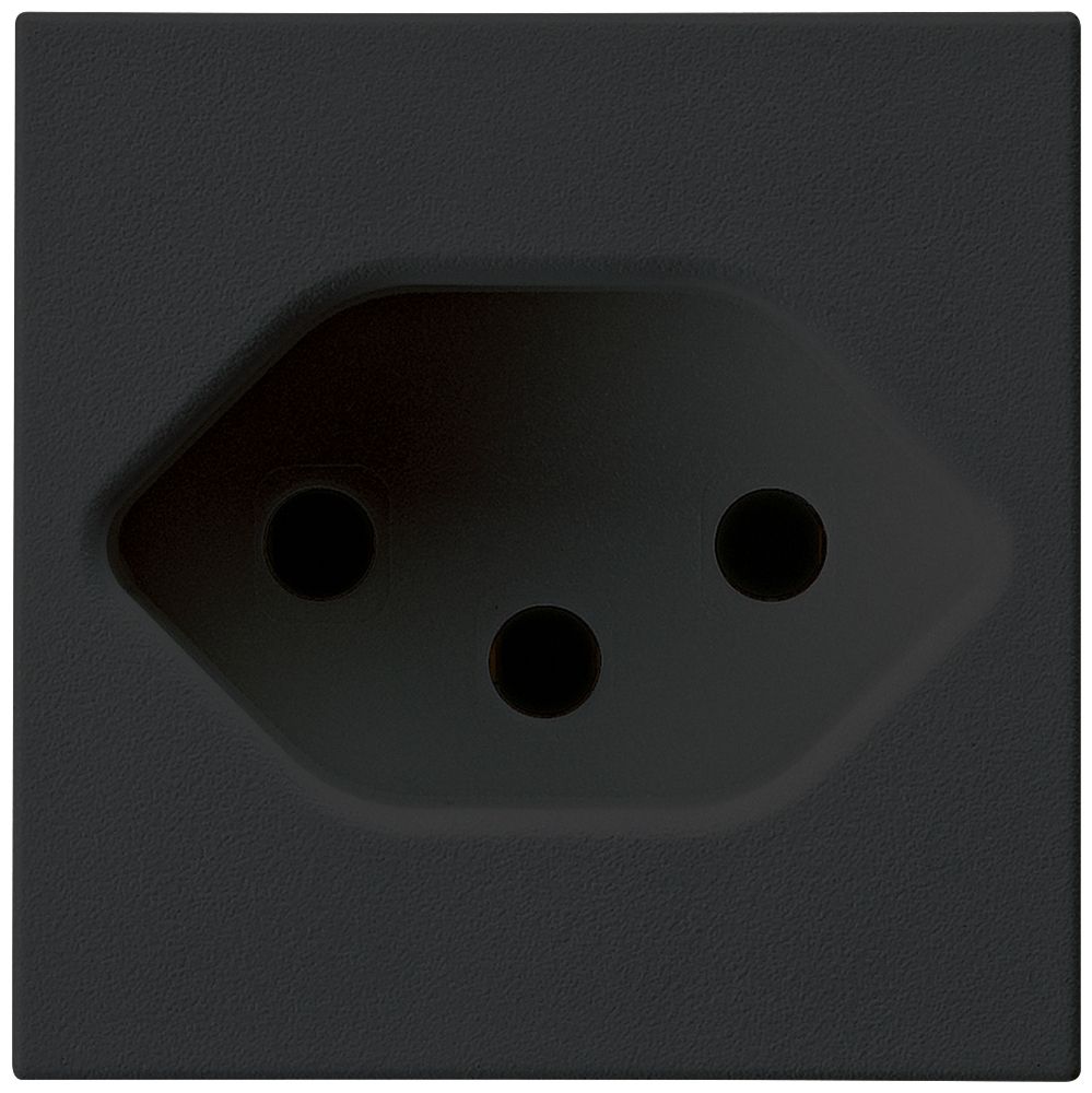 Frontplatte Hager Typ 13 45×45 schwarz