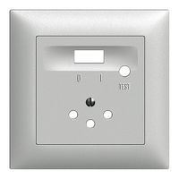 Frontset EDIZIOdue silver 88×88mm T12 FI