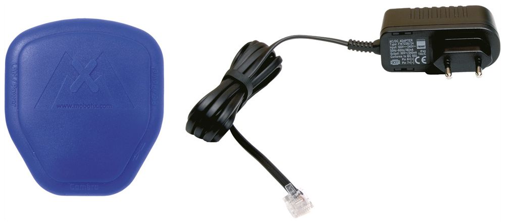PoE Injektor MOBOTIX Mx-NPA-PoE-EU-Set, 100Mbit/s IN/OUT, max. 18W