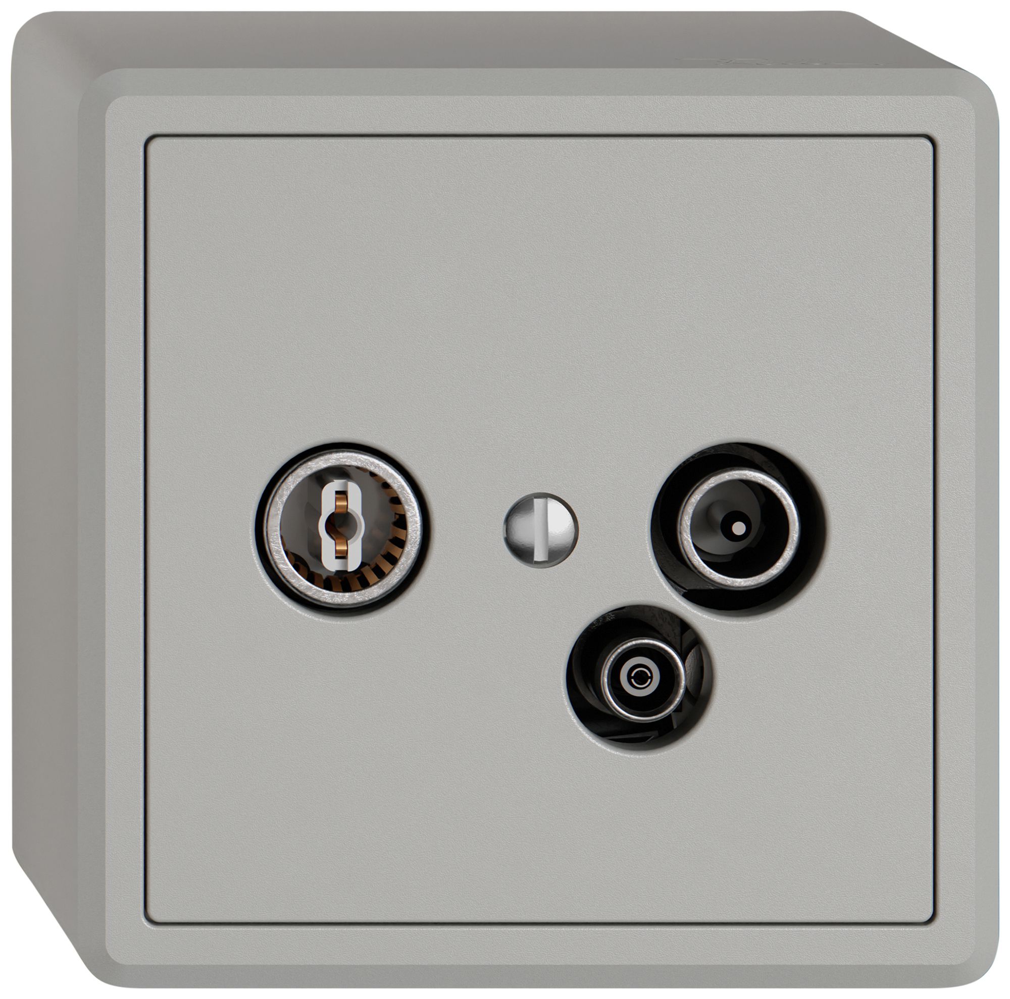 AP-Antennendose TV-R-Daten EDIZIO.liv SNAPFIX® 4dB hgu